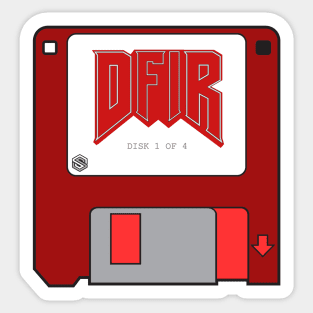 DFIR DOOM Sticker